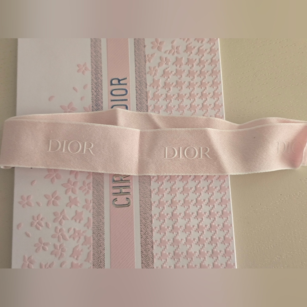 Christian Dior Pink Gift Bag with Ribbon - Picture 5 of 6